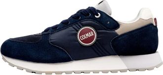 Colmar Fitness, Heren, Blauw, 45 EU, Nylon, Blauwe Sneakers met Luminescent Nylon