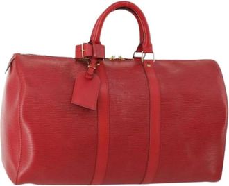 Louis Vuitton Pre-owned Weekend Bags, female, Red, Size: ONE SIZE Pre-owned Boston Bag