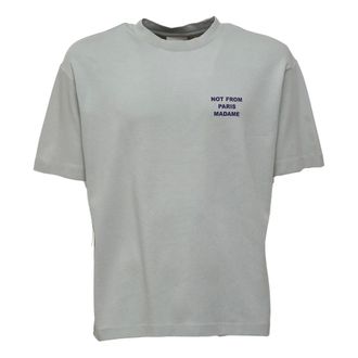 Dr&ocirc;le de Monsieur Tops, Heren, Grijs, S, Katoen, Slogan T-shirt