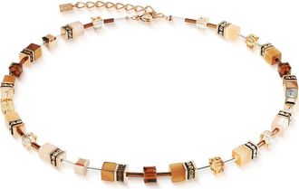 Coeur de Lion Geocube Iconic Necklace in Mocha Mousse at Nordstrom