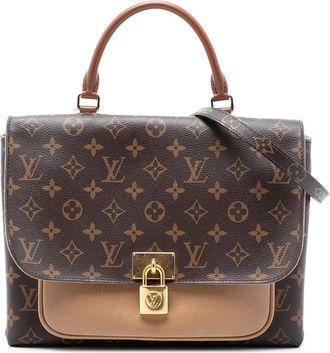 Louis Vuitton Pre-owned Handbags, female, Brown, Size: ONE SIZE Pre-owned Satchel Bag