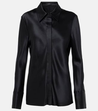 Joseph Brunel silk satin blouse