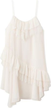 Mango Sieni Lace Detail Dress in Ecru at Nordstrom, Size 0