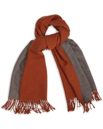Saachi Saachi Solid Fringe Reversible Scarf