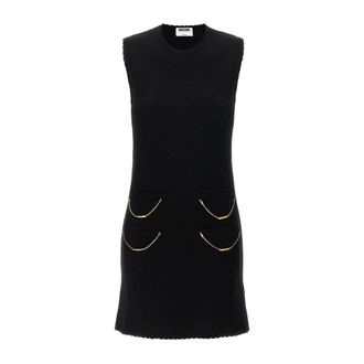 Moschino Short Dresses, female, Black, L, Black Dresses for Women