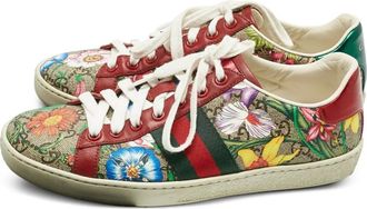 Gucci Sneakers a fiori - Marrone