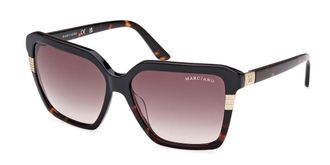 Guess GM00009 05B Womens Sunglasses Black Size 58