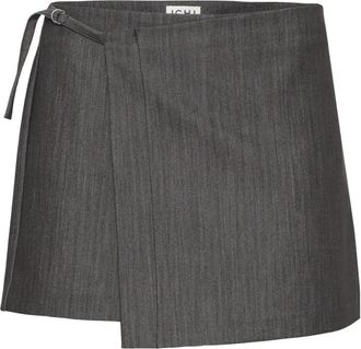 Ichi Short Skirts - Dames - Korte rokken - Zwart - 2XL - Rokken
