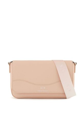 A|X Armani Exchange Borsa a tracolla con stampa - Toni neutri