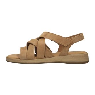 Gabor Schoenen, Dames, Bruin, 38 1/2 EU, 736 Flat Sandalen