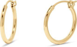 Brook & York Nellie Hoop Earrings in Gold - 19Mm at Nordstrom