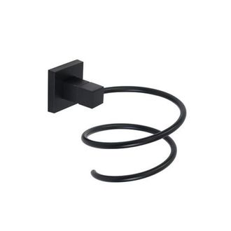 Trade Shop Trade Shop - Secador De Pelo Secador De Pelo Secador De Pelo Casero Pared De Pared Gimnasio Pared De Acero Negro