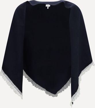 Ganni Openwork wool Cape Female UNI