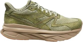 Diadora V7000 Dip Dye Low-Top Sneakers - Heren - Schoenen - Groen - Maat: 42 EU Poliester