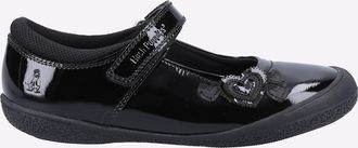 Hush Puppies Baby Rosanna Patent School Shoes Infant - Black - Size UK 7.5 Infant