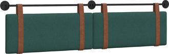 vidaXL Cabecero Colgante Verde Oscuro Pu Antiguo Vidaxl