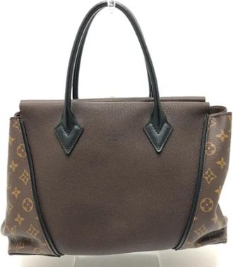 Louis Vuitton Tweedehands Canvas Louis Vuitton tassen - Dames - Vintage Shopper - Bruin - ONE Size - Leer - Vintage
