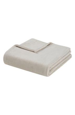 Elie Tahari Plush Throw Blanket in Pumice Stone at Nordstrom Rack, Size One Size Oz