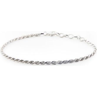 Serge DeNimes Silver Rope Bracelet at Nordstrom