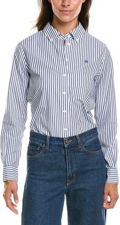Brooks Brothers Bengal Stripe Essential Blouse