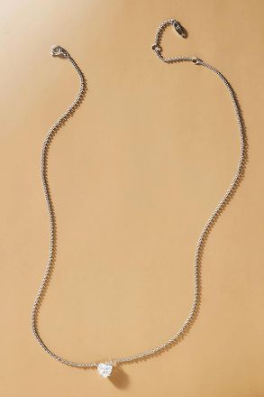 Nadri Modern Love Heart Necklace