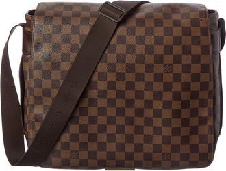 Louis Vuitton Brown Damier Ebene Coated Canvas Bastille Messenger (Authentic Pre-Loved)