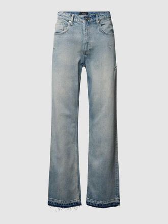 EightyFive Relaxed Fit Jeans mit Knopf- und Rei&szlig;verschluss in Jeansblau, Gr&ouml;&szlig;e 36