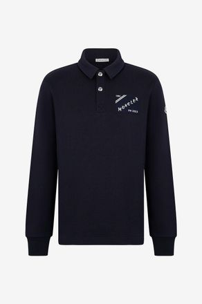 Moncler Sweat-Polohemd mit langen Ärmeln 1952 Moncler