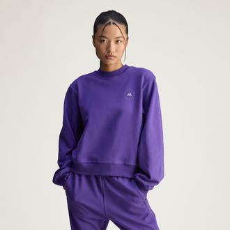 adidas ADIDAS by Stella McCartney Womens Regular Sweatshirt - Purple - Size X-Small