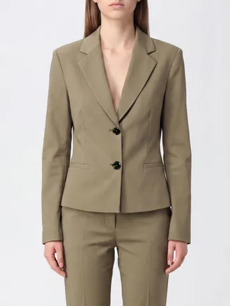 Pinko Blazer monopetto slim fit in cr&ecirc;pe con chiusura a due bottoni