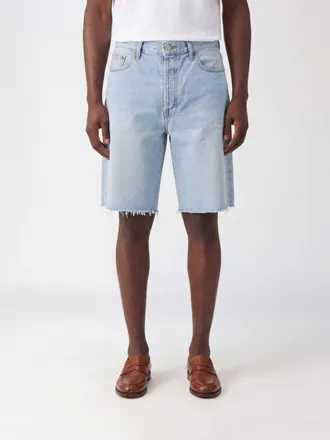A Gold E Shorts di jeans a cinque tasche in cotone organico