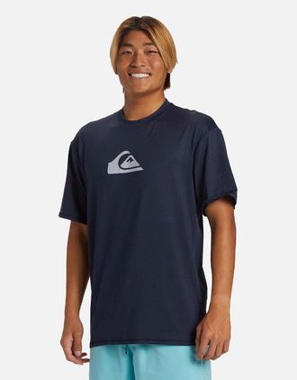 Quiksilver Mens Quiksilver Mens Everyday Short Sleeve UPF 50 Surf T-Shirt - Navy - Size: 36