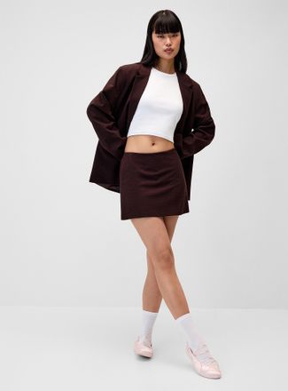 Twik Womens Striped straight miniskirt