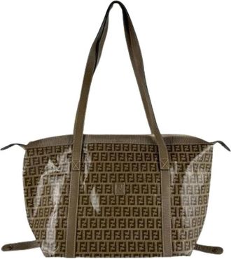 Fendi Pre-owned Vintage Shoulder Bag - Dames - Vintage Shopper - Bruin - ONE Size - Leer - Vintage
