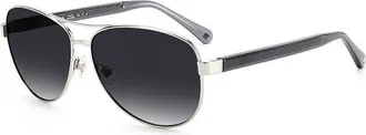 Kate Spade New York Fara/S 010/WJ Womens Sunglasses Silver Size 57