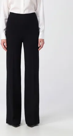Blumarine High-Waisted Virgin Wool Palazzo Trousers