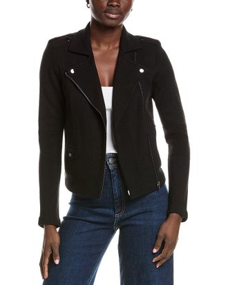 Minnie Rose Knit Moto Jacket