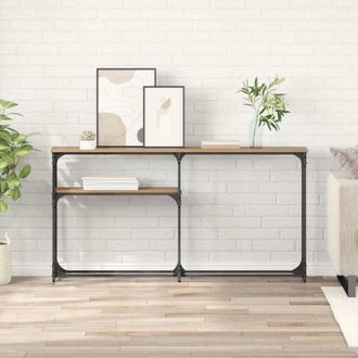 vidaXL vidaXL TavoloConsolle Rovere artigianale 145 x 22,5 x 75 cm