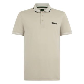 HUGO BOSS Tops, Heren, Beige, XS, Katoen, Paul Pro Polo