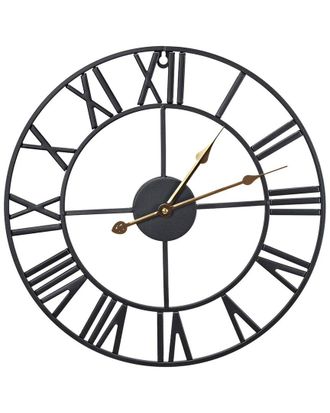 Sorbus 16In Metal Decorative Wall Clock