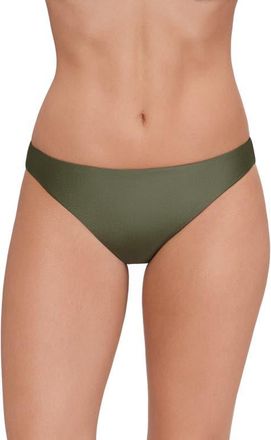 Steve Madden Hipster Bikini Bottoms in Olive at Nordstrom, Size X-Small