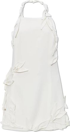 Cult Gaia Elliana Dress - Dames - Feestkleedjes - Beige - S - Leer - Kleedjes