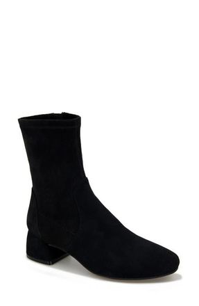 Gentle Souls Emily Zip Bootie in Black Suede at Nordstrom, Size 5.5