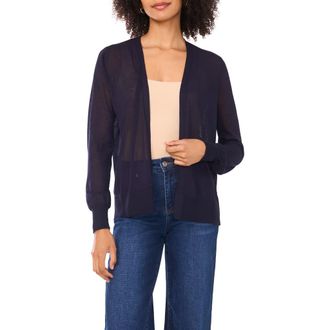 Vince Camuto Tissue Knit Cardigan in Classic Navy at Nordstrom Rack, Size X-Large
