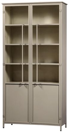 De Eekhoorn Design Vitrinenschrank Exhibito 2-türig, Sand