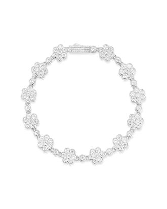 Glaze Jewelry Silver Cz Bracelet