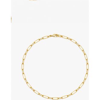 Yoj Molten Link Chain Necklace In Gold at Nordstrom