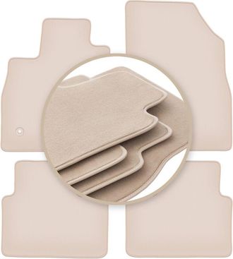 OEM Alfombrillas Premium Beige Para: Renault Talisman Berlina, Grand Tourer, Station Wagon 2015