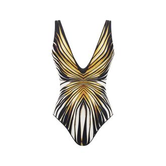 Roberto Cavalli One-piece, female, Multicolor, Size: S Golden Ray One-Piece Swimsuit
