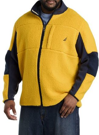Nautica Elevated Nautex Zip-Front Jacket in Lightning Gold at Nordstrom, Size 3X Big